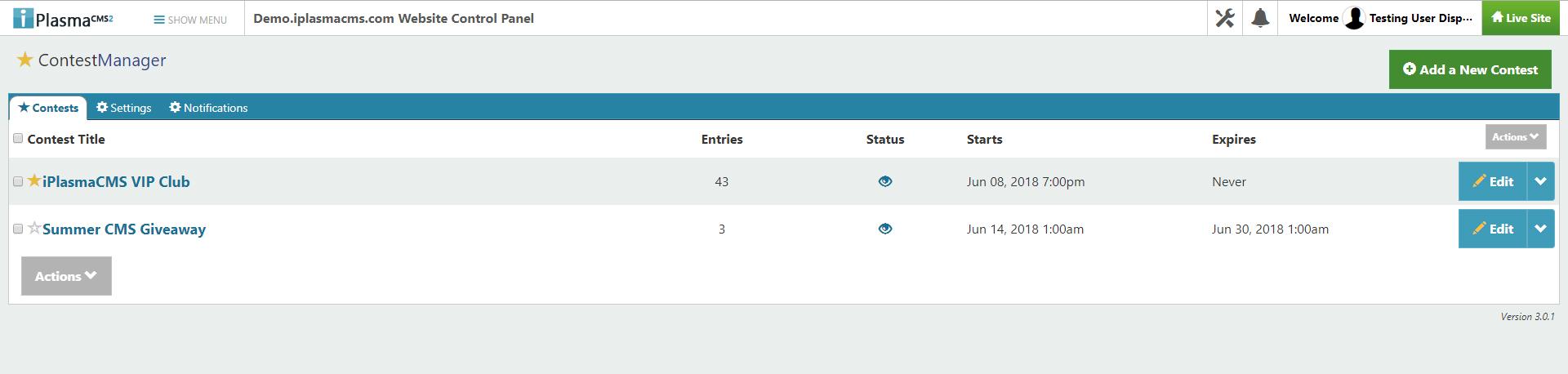 New User Interface New User Interface