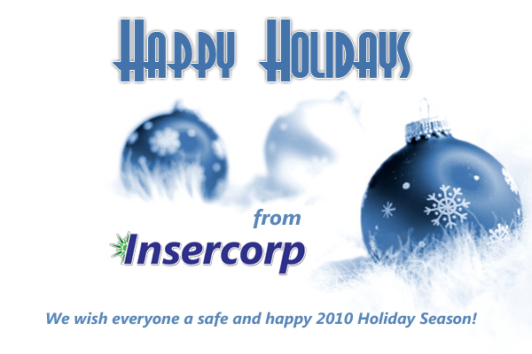 Happy Holidays from Insercorp!