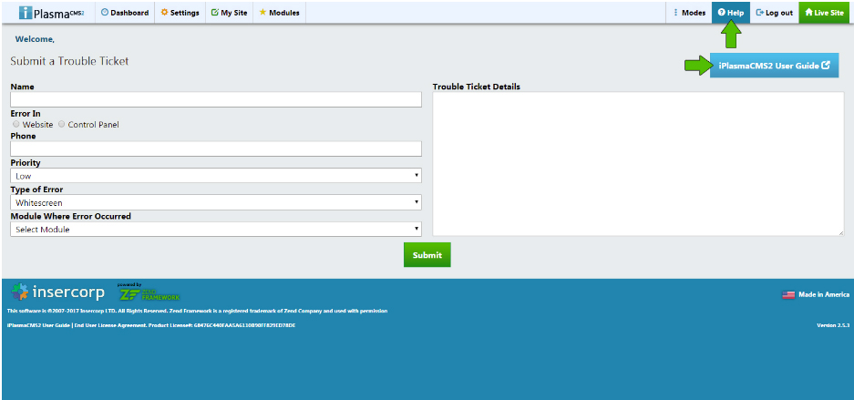 Trouble Ticket System