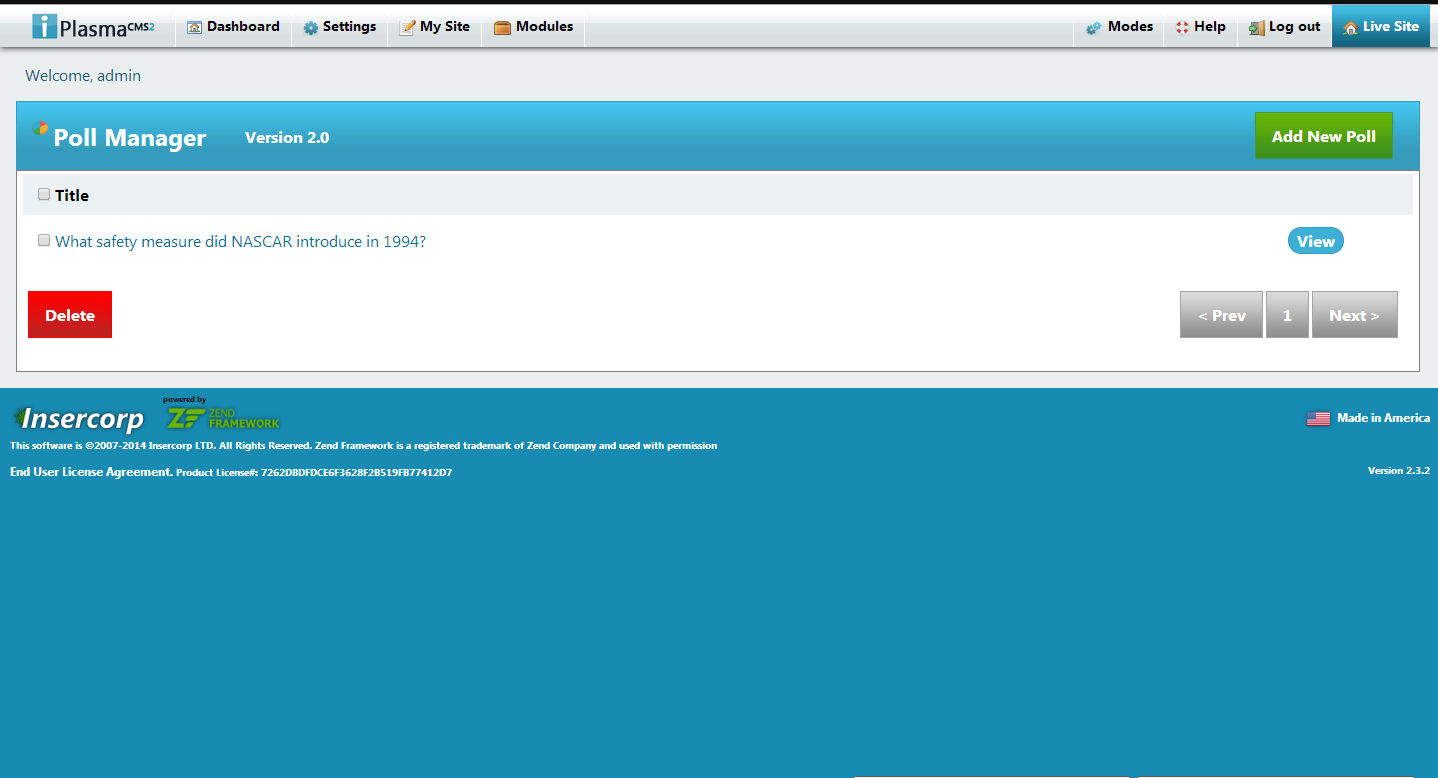 Polls Dashboard