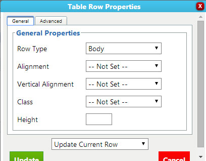 Table Row