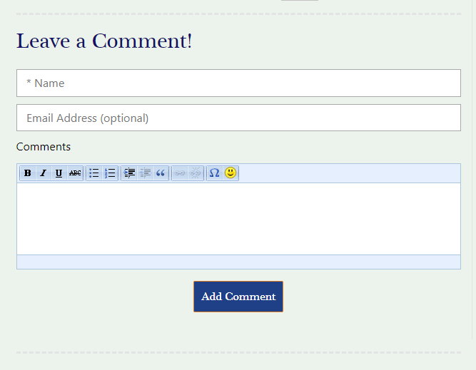 Adding a Comment in iPlasmaCMS2 Blog Module