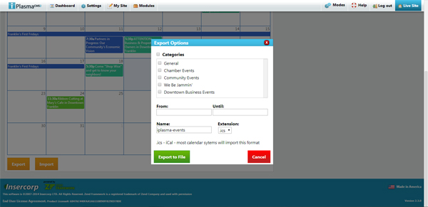 New Import/Export Features for the Events Module New Import/Export Features for the Events Module